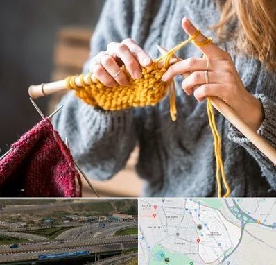 کلاس بافتنی در یاغچیان تبریز