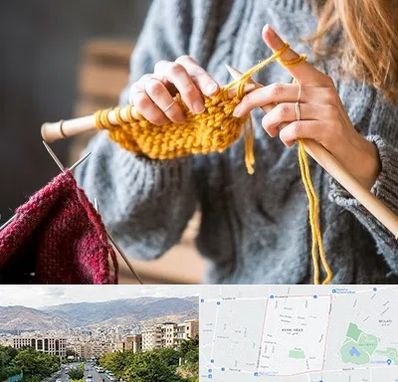 کلاس بافتنی در خانی آباد