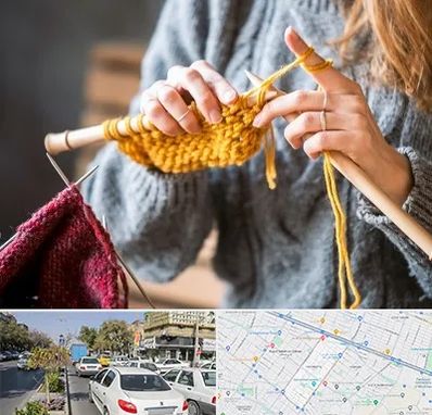 کلاس بافتنی در مفتح مشهد