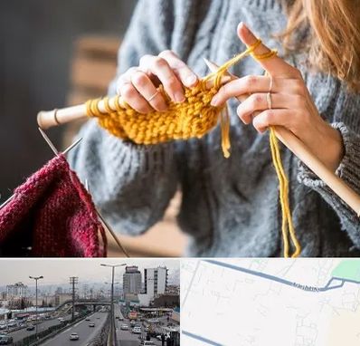 کلاس بافتنی در بلوار ارتش