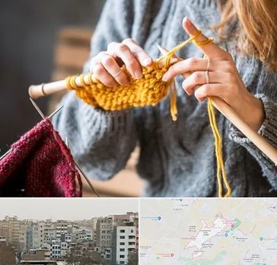 کلاس بافتنی در محمد شهر کرج