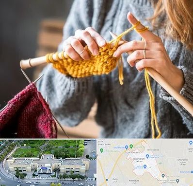 کلاس بافتنی در نسیم شهر