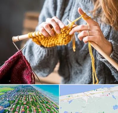 کلاس بافتنی در فریدونکنار