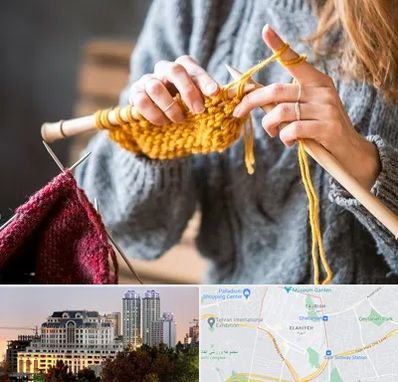 کلاس بافتنی در فرشته 