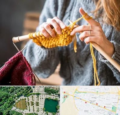 کلاس بافتنی در وکیل آباد مشهد