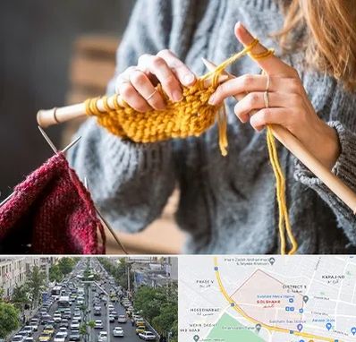 کلاس بافتنی در گلشهر کرج