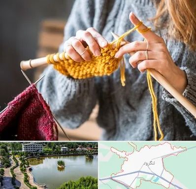 کلاس بافتنی در لنگرود