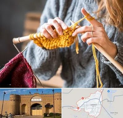 کلاس بافتنی در ایرانشهر