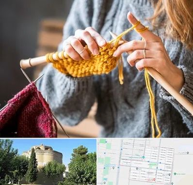 کلاس بافتنی در مرداویج اصفهان