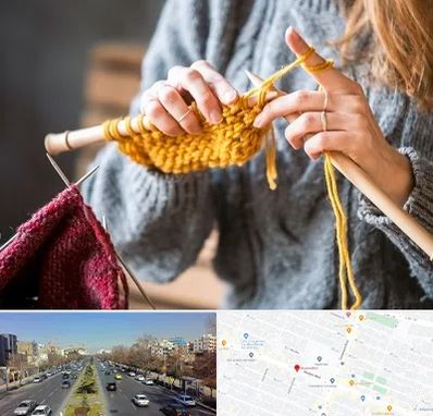 کلاس بافتنی در بلوار معلم مشهد