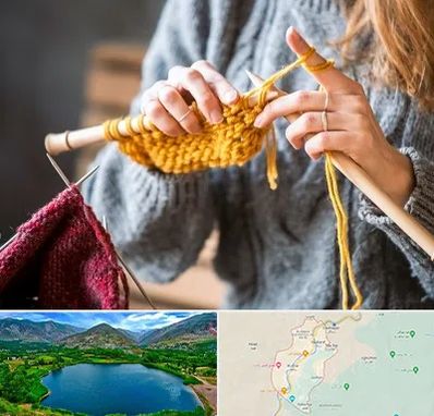 کلاس بافتنی در رودبار