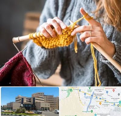 کلاس بافتنی در صیاد شیرازی مشهد