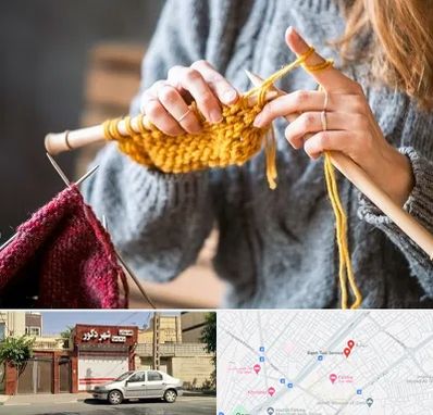 کلاس بافتنی در باجک قم