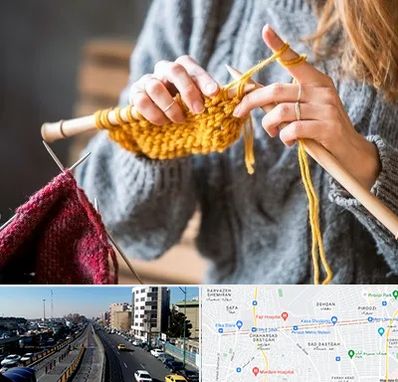 کلاس بافتنی در پیروزی 