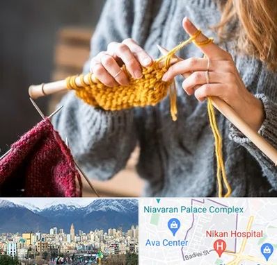 کلاس بافتنی در آجودانیه 