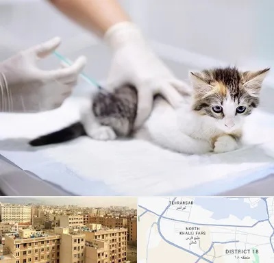 واکسیناسیون حیوانات در جنوب غرب تهران