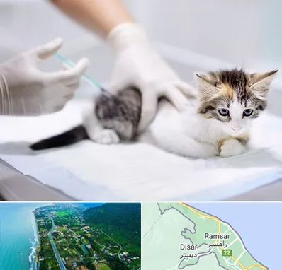 واکسیناسیون حیوانات در رامسر