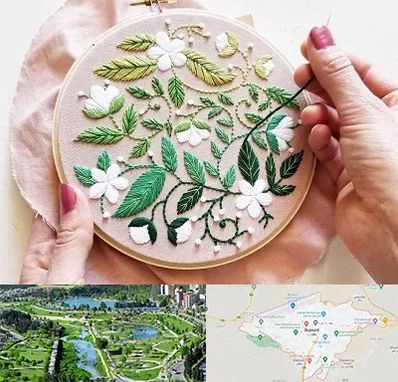 کلاس گلدوزی در بجنورد