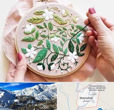 کلاس گلدوزی در شمشک