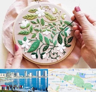 کلاس گلدوزی در چیتگر 