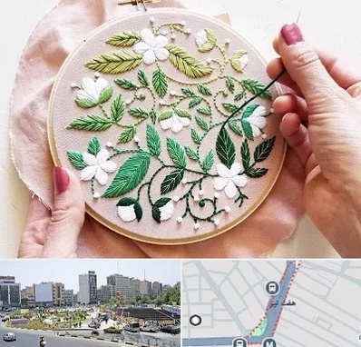 کلاس گلدوزی در هفت تیر