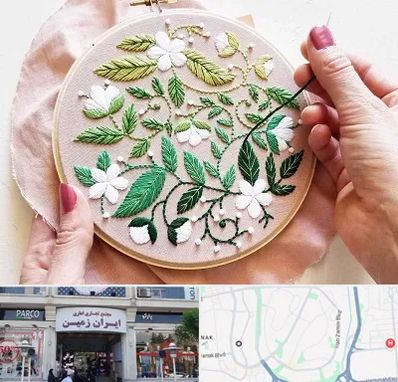 کلاس گلدوزی در ایران زمین