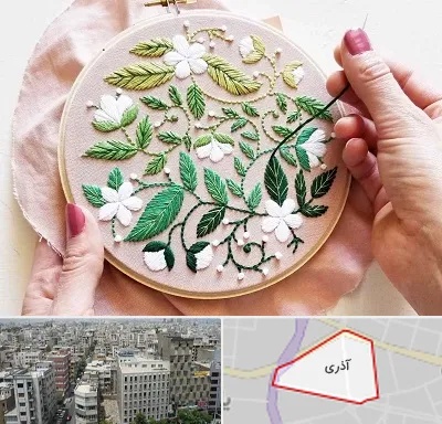 کلاس گلدوزی در آذری