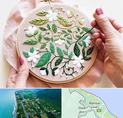 کلاس گلدوزی در رامسر