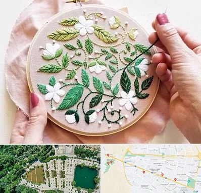 کلاس گلدوزی در وکیل آباد مشهد