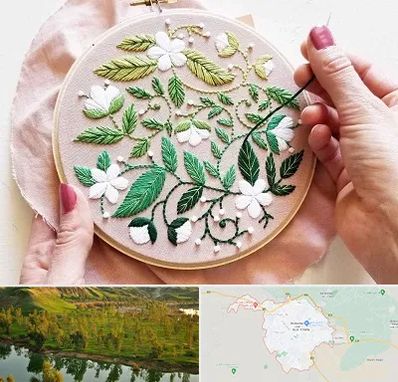 کلاس گلدوزی در بهبهان