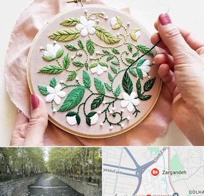 کلاس گلدوزی در زرگنده