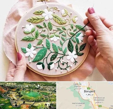 کلاس گلدوزی در بروجرد