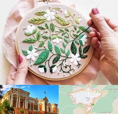 کلاس گلدوزی در خوی