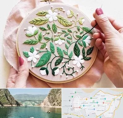 کلاس گلدوزی در ایلام