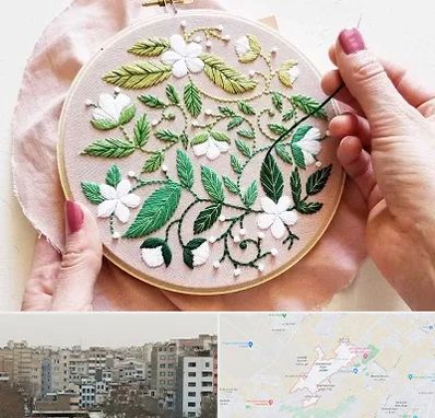 کلاس گلدوزی در محمد شهر کرج