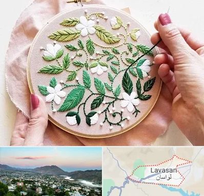 کلاس گلدوزی در لواسان