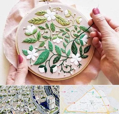 کلاس گلدوزی در قاسم آباد مشهد