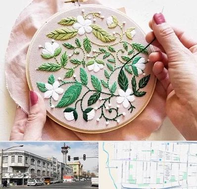 کلاس گلدوزی در 17شهریور