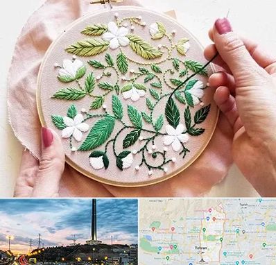 کلاس گلدوزی در منطقه 2 تهران 