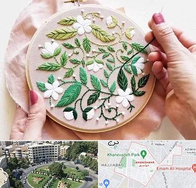 کلاس گلدوزی در جهانشهر کرج 