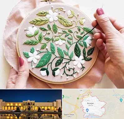 کلاس گلدوزی در برازجان