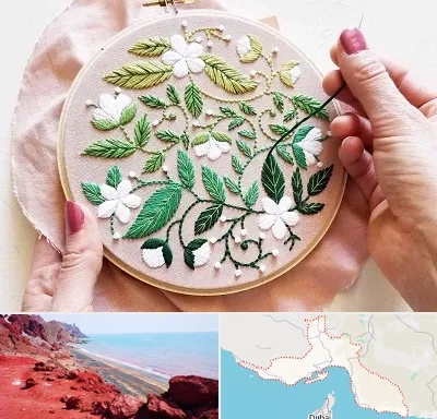 کلاس گلدوزی در هرمزگان
