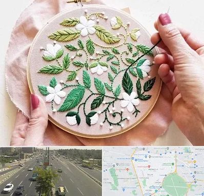 کلاس گلدوزی در منطقه 17 تهران 