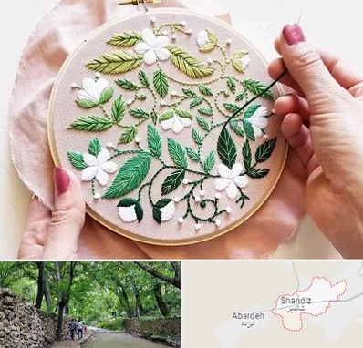 کلاس گلدوزی در شاندیز مشهد