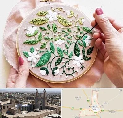 کلاس گلدوزی در سبزوار