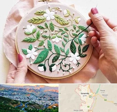 کلاس گلدوزی در سنندج