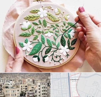 کلاس گلدوزی در اسکندری