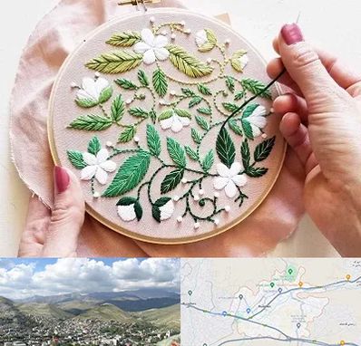 کلاس گلدوزی در رودهن