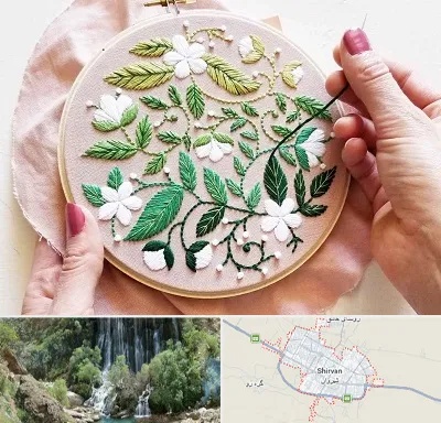 کلاس گلدوزی در شیروان