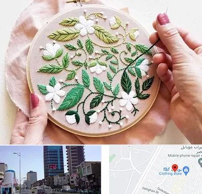 کلاس گلدوزی در چهارراه طالقانی کرج